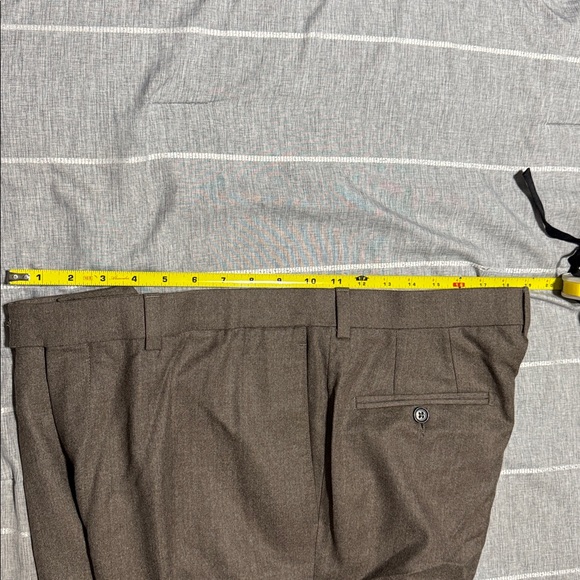 Jack Victor Mens Wool Dress Pants Lt. Brown - Picture 7 of 10